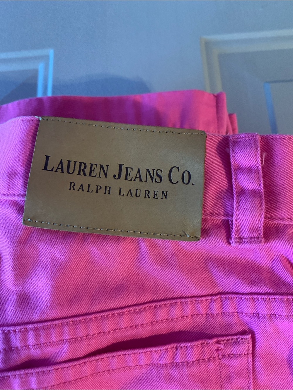 Ralph Lauren Woman’s Pink Capri jeans Size 10 Like NEW Lightweight 5-pocket Cute - Picture 5 of 7